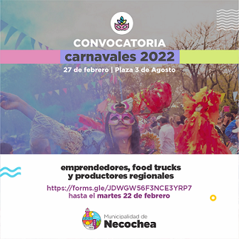 Lee más sobre el artículo Carnaval 2022: Convocatoria a emprendedores para armar paseos gastronómicos y productivos