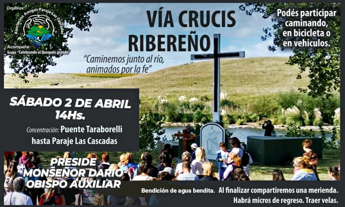 Lee más sobre el artículo <strong>El Vía Crucis Ribereño se realizará el sábado 2 de abril</strong>